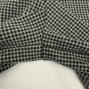 Free People Josie Houndstooth Wide Leg Pants Trousers Black White High Rise Boho thumbnail 13