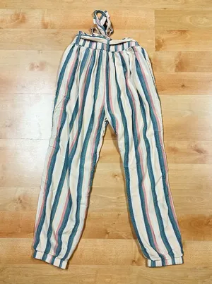 American Eagle Striped Casual Joggers thumbnail 5