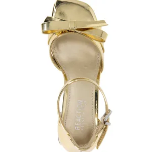 Kenneth Cole Reaction Nissy‎ Gold Strappy Heels Size 6 thumbnail 2