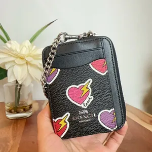NWT Coach Teri‎ Shoulder Bag and Zip Card Case With Heart Bolt Print thumbnail 7