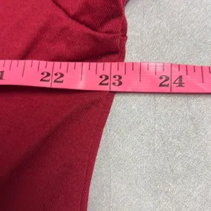 Shein Curve‎ 4XL Red Lune Twist Front V Neck Tshirt Dress Office Corporate Work thumbnail 9