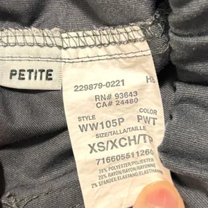 Cherokee Workwear Scrub Pants Women XS Petite Pewter Grey Cargo WW105P Nursing thumbnail 7