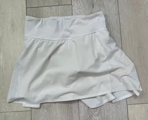 Spanx get moving athleisure activewear white Tennis skort size‎ xs thumbnail 1