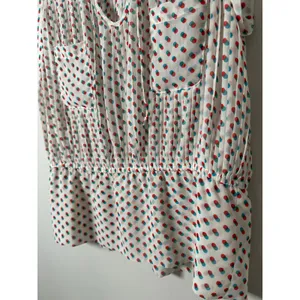 Anthropologie ISANI Venn Polka Dot Peplum Blouse Women’s Size‎ 2 thumbnail 4