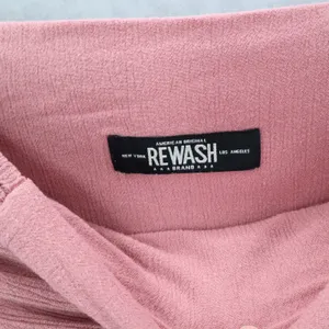 Rewash Pink Boho Wide Leg‎ Palazzo Pants Flowy High Waist Tie Front M Medium thumbnail 7