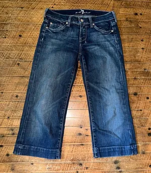 7 for All Mankind dojo western 25 embroidered 7 jeans thumbnail 1
