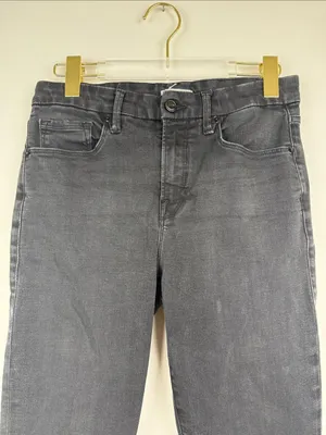 Good American Jeans Skinny Ankle Black Stretch Denim Low Rise Pants 8/29 thumbnail 2