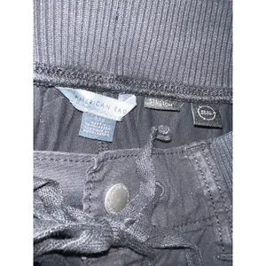 American Eagle Women's Size 000 Mini Cargo Skort Skirt Shorts Black Zipper thumbnail 9