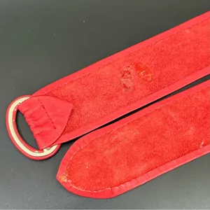 Vintage Rayman/Ridless Red Soft Genuine Leather Women’s Dress Belt Size L thumbnail 5