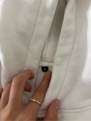 White Men's Hoodie Sweatshirt thumbnail 3