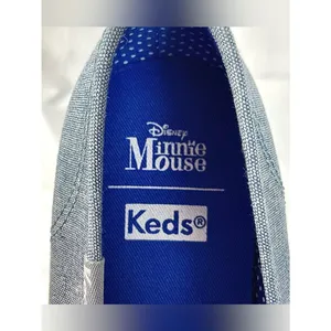 Minnie Mouse Keds Sneakers Blue Chambray Triple Decker Sz 10 Disney Slip-On thumbnail 4