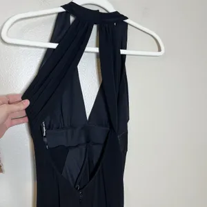Women's Y2K‎ Black Dress Satin Long Withcy Vampy Whimsigoth Goth Event Wedding S thumbnail 7