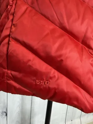 The North Face Aconcagua 550 Down Puffer Vest Womens Sz L Red Full Zip Quilted thumbnail 4