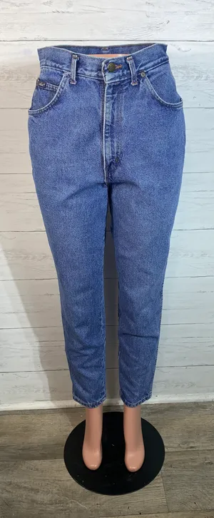 Chic Jeans Vintage High Waisted Mom Jeans Women's Size 14 juniors 100% Cotton READ thumbnail 1