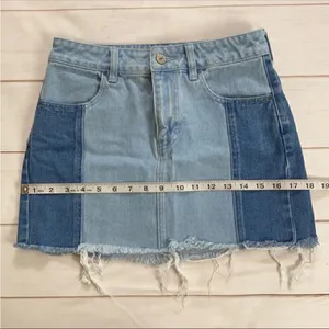 PacSun Patch Work Jean Skirt thumbnail 5