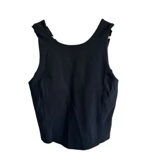 Lululemon Nulu Twist-Back Yoga Tank Top 8 Black Light Support C/D Cups Wisteria thumbnail 3