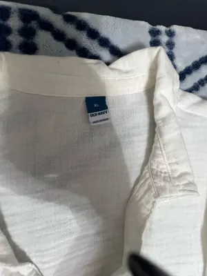 Old Navy Linen Shirt White thumbnail 3