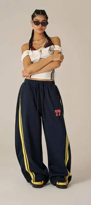 Aelfric Eden Stripe Baggy Barrel Sweatpants thumbnail 1