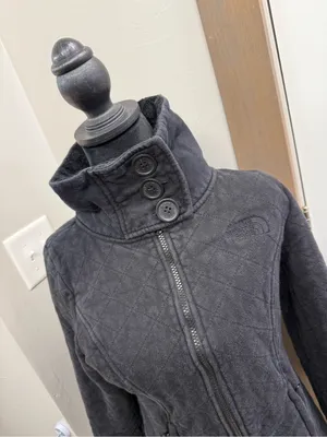 The North Face Quilted Funnel Neck Jacket Casual Mid-weight Fall Winter Full Zip thumbnail 2