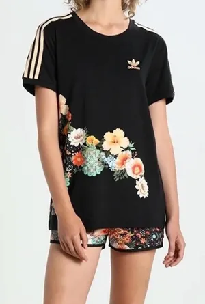 Adidas Originals Jardim Floral Tee Sz XS thumbnail 1