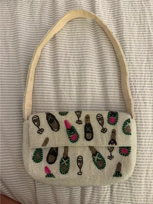 Anthropologie Maeve Beaded Bag thumbnail 1