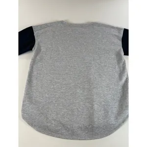 NFL Team Apparel Sweatshirt Size XL Womens Gray Black Panthers Logo High Low Hem thumbnail 7