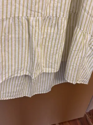 Sonoma Cotton Linen Blend Summer Dress Striped Adjustable Strap thumbnail 3