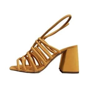 Free People Womens 7.5 Colette Leather Sandal in Hot Orange NEW thumbnail 5