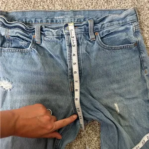 Old Navy High-Rise Slouchy Straight Jeans Ankle Cropped Casual Distressed 10 thumbnail 5
