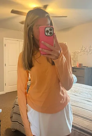 Athleta Orange  Long Sleeve thumbnail 1