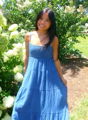 Blue Maxi Dress Size XS thumbnail 1