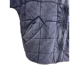 Free‎ People Dolman Knit Quilted Jacket Black Women's Size Medium thumbnail 7