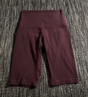 Lululemon Align Super High Rise Bike Shorts 10” Nulu Lightweight Soft Cassis thumbnail 1