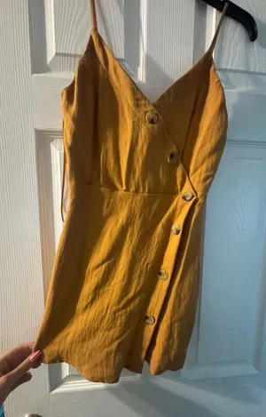 Burnt Orange Romper thumbnail 1