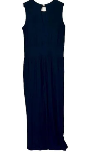 NEW Ookie & Lala Sleeveless Wide Leg Black Jumpsuit - Size: XL thumbnail 7
