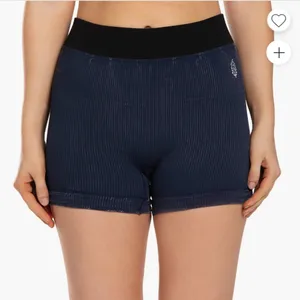 Free People Movement Size Medium/Large‎ Black Seamless Ribbed Athletic Shorts thumbnail 1