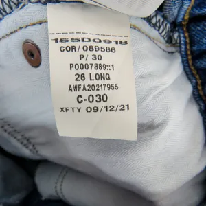 Abercrombie & Fitch The Dad Jean High Rise Straight Leg Curve Love Jeans 2 Long thumbnail 8