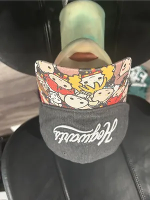 Gray Hogwarts Baseball Cap with Colorful Character-Print Brim thumbnail 2