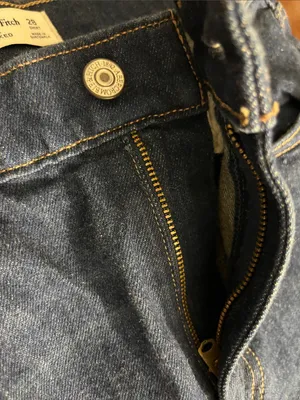 Abercrombie & Fitch Dark Blue Bootcut Jeans thumbnail 4
