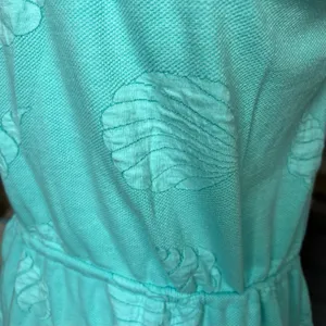 Dotti Turquoise Strapless Seashell Terry Cloth Dress Cover-Up resort wear L thumbnail 9