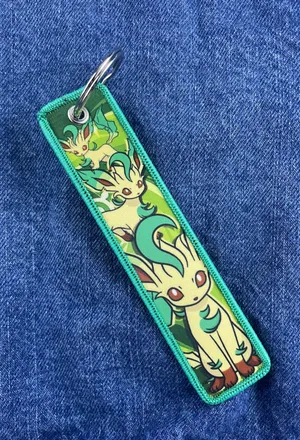 Leafeon 5 Inch Keychain Green thumbnail 1