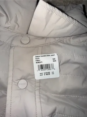 NWT Vuori‎ Canyon Insulated Shirt Jacket size XS/S thumbnail 4