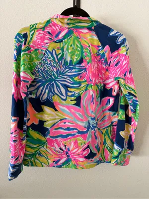 Lilly Pulitzer Skipper Popover Quarter Zip in Rare Print thumbnail 7
