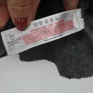 Primark Sweater Womens XS Primark Cares Grey Wool Blend Marl Relaxed Excellent thumbnail 3