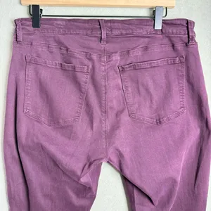 Pistola Hannah Cargo Skinny Pant Women's Dark Purple Stretch Fabric Mid-Rise 32 thumbnail 4
