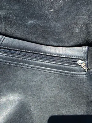 Vintage Coach Slim Legacy Flap Saddle Crossbody Black thumbnail 8