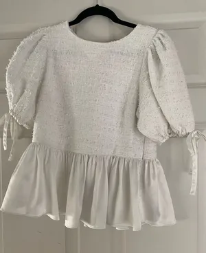 Grey Collective Blouse White Size M thumbnail 1