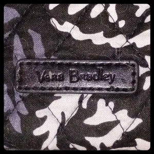 Vera Bradley Diaper Bag Women Large Black White Paisley Quilted Tote thumbnail 6