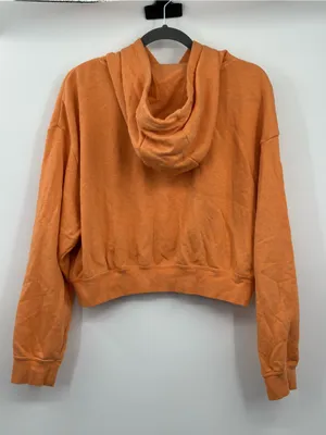 Nike Sportswear Women’s‎ Oversized Crop Graphic Hoodie Orange Trance Size M thumbnail 4