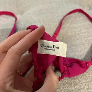 Vintage Christian Dior Pink 100% Silk Bralette thumbnail 6